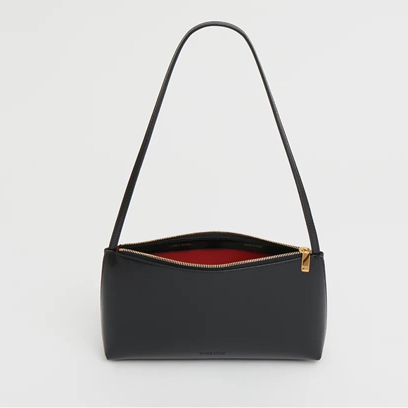 Mansur Gavriel Handbags - Mansur Gavriel Gaia Shoulder Bag in Black/Red